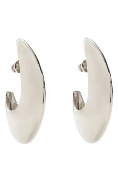 Lady Grey Demi Hoop Earrings