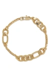 Lady Grey Large Trace Bracelet