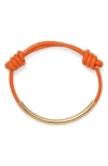 Lady Grey Leather Bond Bracelet In Multi