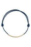 Lady Grey Leather Bond Necklace In Multi