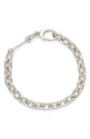 Lady Grey Margot Chain Bracelet In Silver/pearl