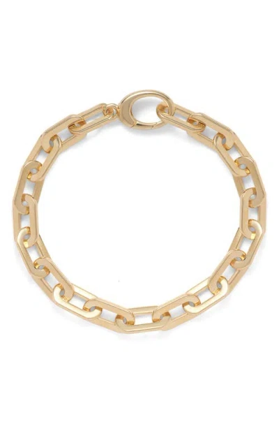 Lady Grey Octagon Chain Bracelet In Gold