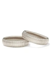 Lady Grey Ophidia Set Of 2 Bracelets In Metallic