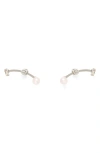 Lady Grey Orion Front/back Earrings In Silver