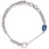 Lady Grey Osian Bracelet In Silver/ Blue Zircon