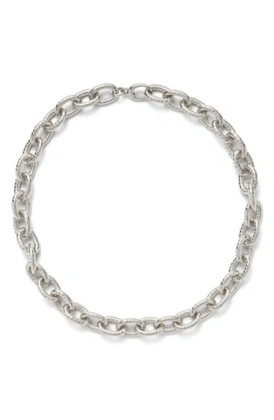 Lady Grey Tex Necklace In Silver