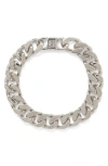 Lady Grey Xxl Curb Chain Bracelet In Silver