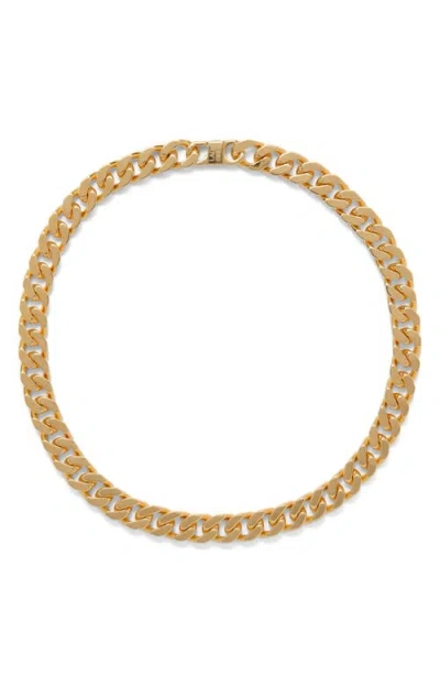 Lady Grey Xxl Curb Chain Necklace In Gold