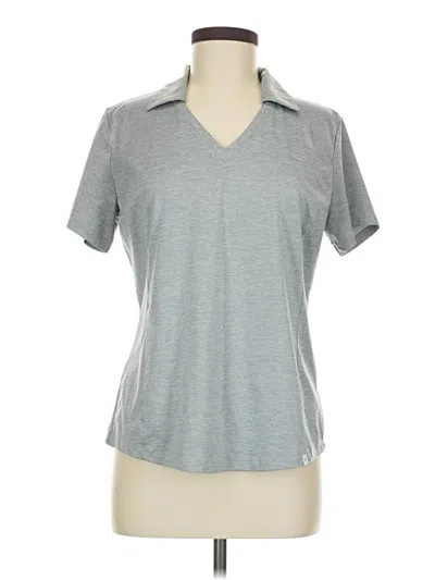 Pre-owned Lady Hagen Short Sleeve Polo Shirt In Gray