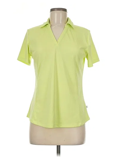 Pre-owned Lady Hagen Short Sleeve Polo Shirt In Green