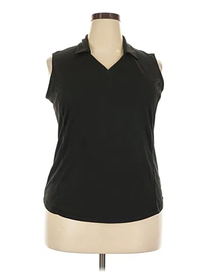 Pre-owned Lady Hagen Sleeveless Blouse In Black