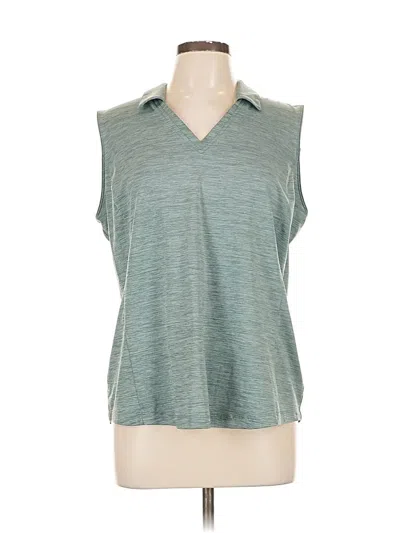 Pre-owned Lady Hagen Sleeveless Blouse In Green