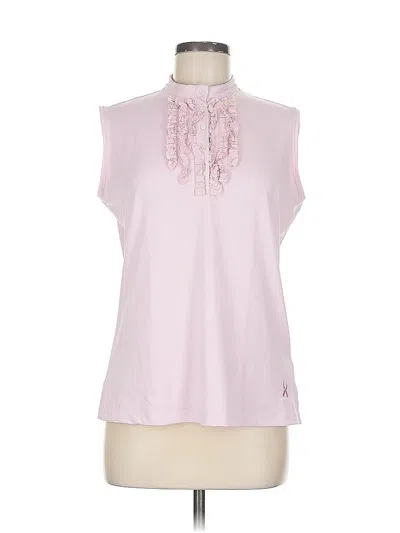 Pre-owned Lady Hagen Sleeveless Blouse In Pink