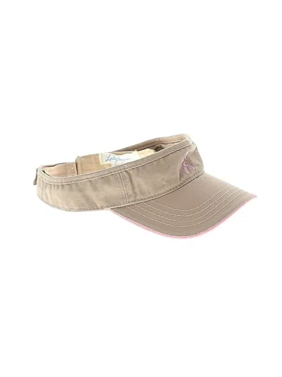 Pre-owned Lady Hagen Visor In Tan