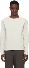 LADY WHITE CO. BEIGE THERMAL LONG SLEEVE T-SHIRT