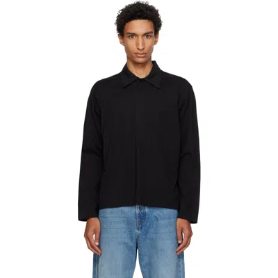 Lady White Co. Black L/s Walter Polo