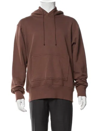 Pre-owned Lady White Co. Crew Neck Long Sleeve Hoodie In Brown