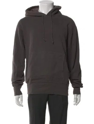 Pre-owned Lady White Co. Crew Neck Long Sleeve Hoodie In Gray