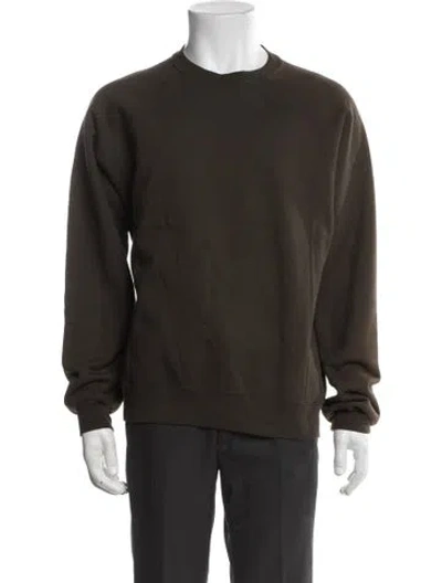 Pre-owned Lady White Co. Crew Neck Long Sleeve Sweatshirt In Green