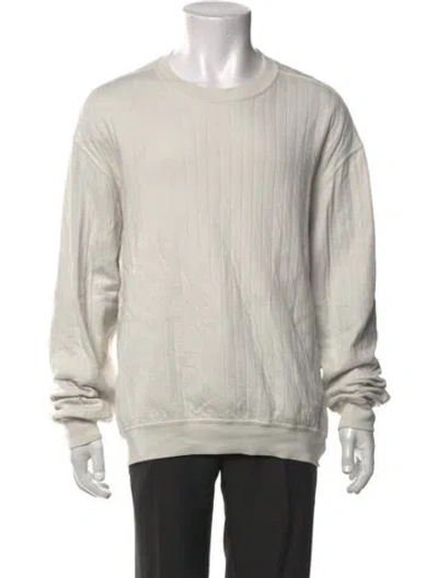 Pre-owned Lady White Co. Crew Neck Long Sleeve Sweatshirt In Neutral