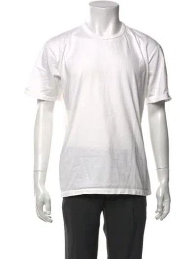 Pre-owned Lady White Co. Crew Neck Short Sleeve T-shirt In White