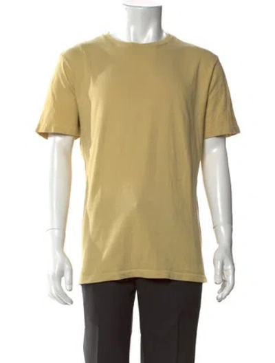Pre-owned Lady White Co. Crew Neck Short Sleeve T-shirt In Yellow