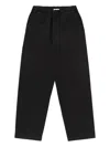 Lady White Co. Elastic-waist Trousers In Black