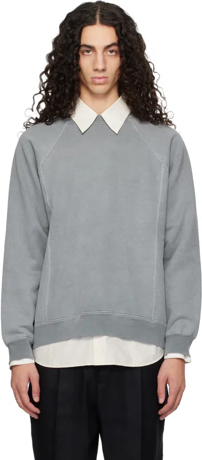Lady White Co. Gray Heavy Gusset Crewneck Sweatshirt