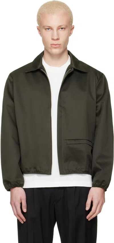 Lady White Co. Khaki Point Jacket In Black