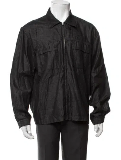 Pre-owned Lady White Co. Long Sleeve Shirt In Black
