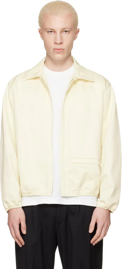 Lady White Co. Off-white Point Jacket In Yellow