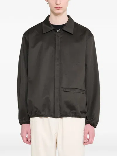 Lady White Co. Point Zip-up Jacket In Brown