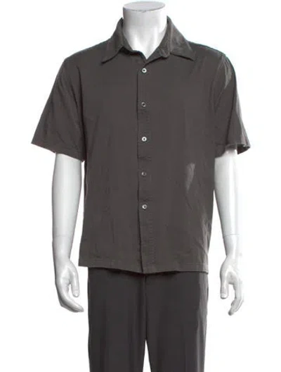Pre-owned Lady White Co. Short Sleeve Shirt In Grey