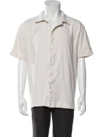 Pre-owned Lady White Co. Short Sleeve Shirt In White