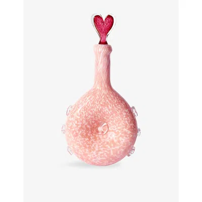 Laetitia Rouget Pink Amour Glass Carafe