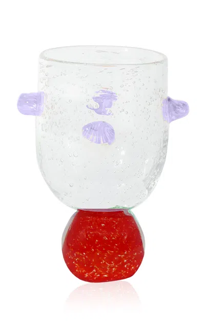 Laetitia Rouget - Ana Glass Red And Lilac - Multi