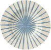 Laetitia Rouget Blue & White 'you Are Stuck With Me' Dinner Plate In Blue& White