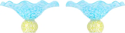 Laetitia Rouget Blue & Yellow Lola Dishes
