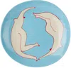 Laetitia Rouget Blue Swimmers Fruit Platter In Turquoise