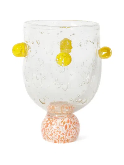 Laetitia Rouget Dotty Glasses In White