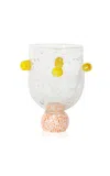 Laetitia Rouget Dotty Pink Glass In Multi