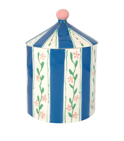 Laetitia Rouget Earthenware Flower Storage Jar In Blue