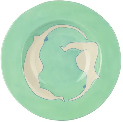 Laetitia Rouget Green Together Dinner Plate In Together Mint