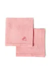 Laetitia Rouget Heart-embroidered Napkins (set Of Four)