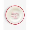 Laetitia Rouget Her Main Passion In Life Is Cheese Hand-painted Ceramic Plate 20cm