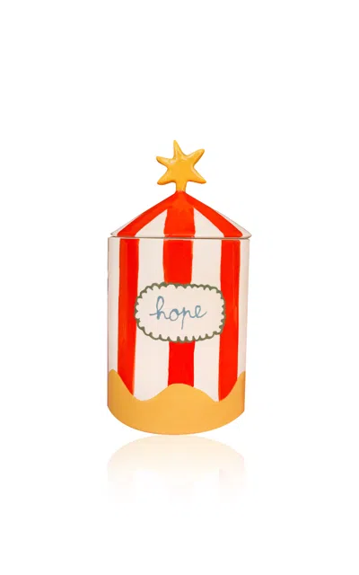 Laetitia Rouget - Hope Star Lidded Box - Multi In Red