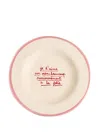 Laetitia Rouget I Like You Plate (20cm) In Pink