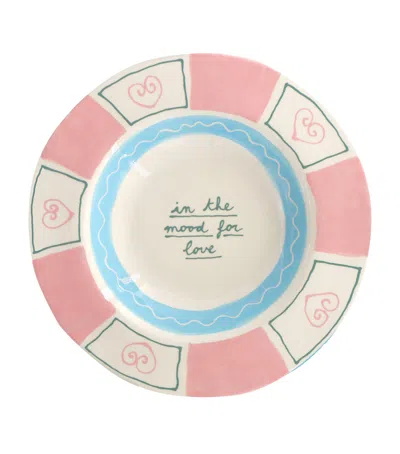 Laetitia Rouget In The Mood For Love Dinner Plate In Black