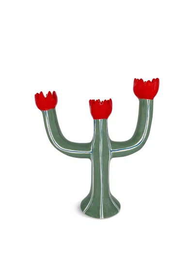 Laetitia Rouget Khaki Tulip Candleholder