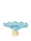 Laetitia Rouget Lola Glass Soucoupe In Blue
